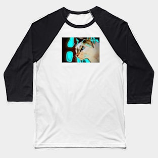 Radioactive Cat / Swiss Artwork Photography Baseball T-Shirt